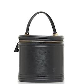 Louis Vuitton-Louis Vuitton Epi Cannes Leather Handbag M48032-Black