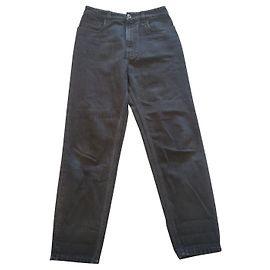 Prada Mom Fit Negro Denim Jeans sz27 Negro