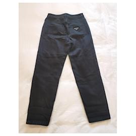 Prada-Jeans Prada Mom Fit in denim nero tg27-Nero