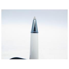 Montblanc-NEUF STYLO MONTBLANC MEISTERSTUCK GLACIER CLASSIQUE MB129400 ROLLERBALL PEN-Blanc