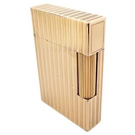 ST DUPONT INITIAL LIGHTER GOLD PLATED GOLD PLATED LIGHTER Golden