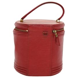 Louis Vuitton-LOUIS VUITTON Epi Cannes Hand Bag Red M48037 LV Auth 40859-Red