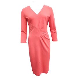 Vestido de jérsei de viscose coral Escada Coral
