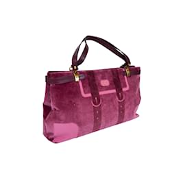 Autre Marque-Roberta Di Camerino Vintage Velvet Bag-Pink