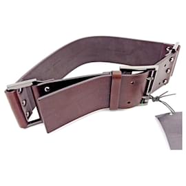Fendi-*Fendi Belt Brand Belt Belt #28 SIZE 70 Outlet Spring New Life Dark Brown x Black Silver FF Mark Studded Leather lined Pin Belt-Black,Silvery,Dark brown