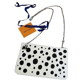 Louis Vuitton Kusama pochette neverfull Black White