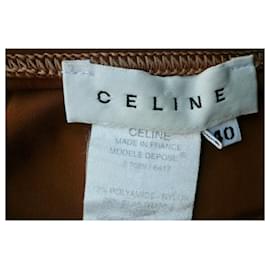 Céline-Costume da bagno due pezzi a fascia CELINE T38-Marrone chiaro
