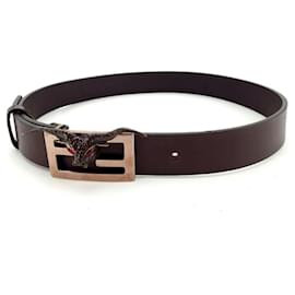 Fendi-*Fendi Belt Brand Belt Belt Women's Outlet Spring New Life Brown-Brown