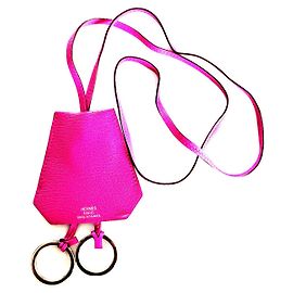 Hermès collar de campana Rosa