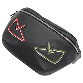 Fendi-*FENDI Fendi/Body bag»  Monster bugs eye belt bag black red white-Black,White,Red
