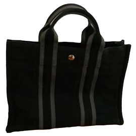 Hermès Toto cabas Noir