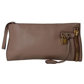 Cartera Tom Ford Alix en Cuero Nude Carne