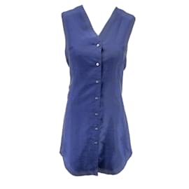 Autre Marque-NICHT SIGN / UNSIGNED Kleider T.Vereinigtes Königreich 8 Polyester-Blau