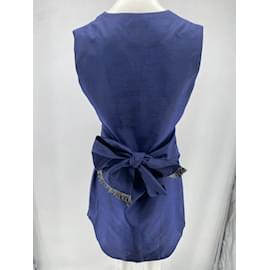 Autre Marque-NO FIRMA / Vestidos sin firma T.Reino Unido 8 poliéster-Azul