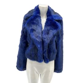 Michael Kors-MICHAEL KORS  Coats T.International S Faux fur-Blue