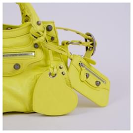 Balenciaga-BALENCIAGA  Handbags T.  Leather-Yellow