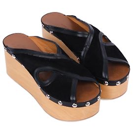 ISABEL MARANT Sandalen T.EU 37 Wildleder- Schwarz
