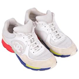 Chanel-CHANEL  Trainers EU 40 Cloth-White