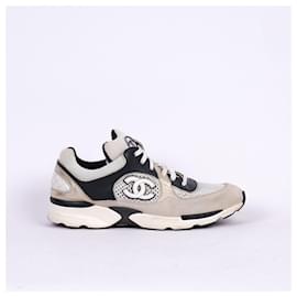 Chanel-CHANEL  Trainers T.EU 38 cloth-White