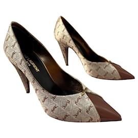 Saint Laurent-Heels-Beige