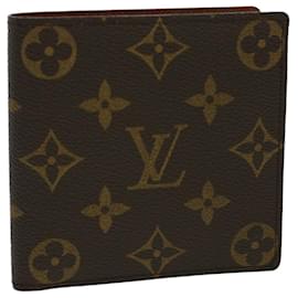 Louis Vuitton-LOUIS VUITTON Monogram Portefeuille Marco Carteira Bifold M61675 Autenticação de LV 41048-Monograma