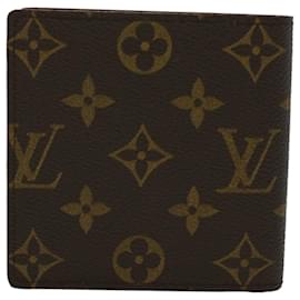 Louis Vuitton-LOUIS VUITTON Monogram Portefeuille Marco Bifold Wallet M61675 LV Auth 41048-Monogram