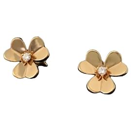 Van Cleef & Arpels-Van Cleef and Arpels Frivole earrings-Golden