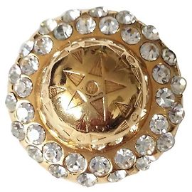 Céline Broche vintage 1990's CELINE PARIS Doré Autre Bijouterie dorée