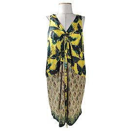 Autre Marque Vestido de seda Rützou Multicolor