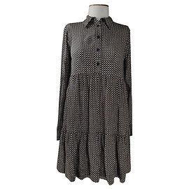 Vestido Ganni em viscose multicolor Multicor