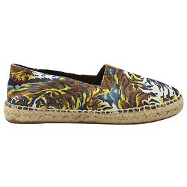 Kenzo Upperr Print Mocassini Espadrillas in Tela Multicolor Altro Stampa python