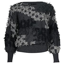 Marc Jacobs-Marc Jacobs suéter de malha em lã cinza-Cinza