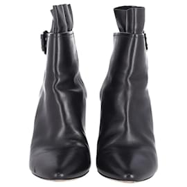 Jimmy Choo-Jimmy Choo Major 85 Ankle Boots in Black Leather-Black