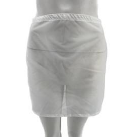 Autre Marque-MAISONCLEO Röcke T.Internationales S-Polyester-Weiß