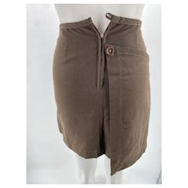 Lemaire-LEMAIRE  Skirts T.fr 34 WOOL-Brown