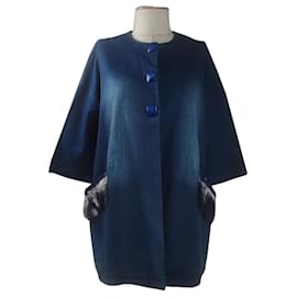 Alessandra Chamonix-Coats, Outerwear-Blue