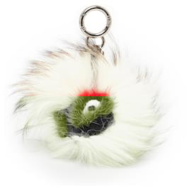 Fendi-Fendi White Monster Key Chain-White