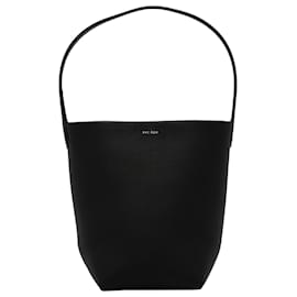 The row-The Row Black Small N/S Park Tote-Black
