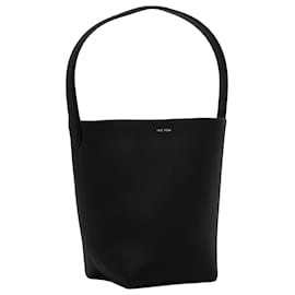 The row-The Row Black Small N/S Park Tote-Black