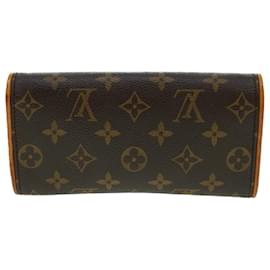 Louis Vuitton-Bolso de hombro con monograma Pochette Twin PM de LOUIS VUITTON M51854 LV Auth ar9308segundo-Otro