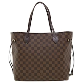 Louis Vuitton-LOUIS VUITTON Damier Ebene Neverfull MM Tote Bag N51105 LV Auth 41156a-Other