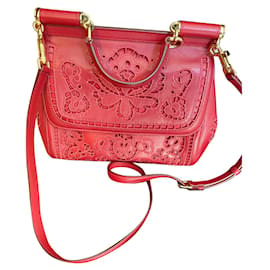 Dolce & Gabbana-SICILY Embroidered-Red