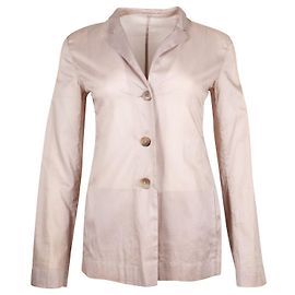 Jil Sander Beige leichte Baumwolljacke Fleisch