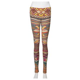 Camilla Leggings astecas com joias e estampas múltiplas Outro