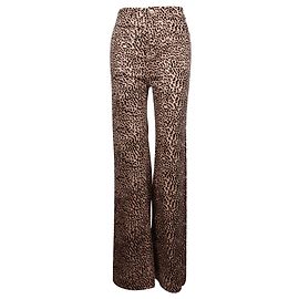 Ulla Johnson Vaqueros de pernera ancha con estampado de leopardo Otro