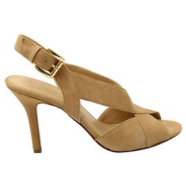 Michael Kors Nackte Becky-Sandale aus Wildleder Fleisch