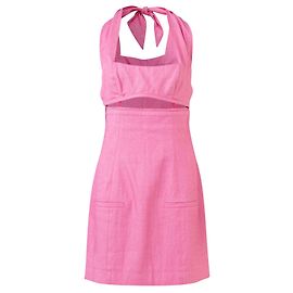 Jacquemus Vestido Rosa La Robe Meil Rosa