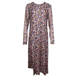 Paul Smith Robe longue multicolore à enfiler à fleurs Autre