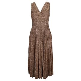 Liu.Jo Midikleid mit Animal-Print Braun