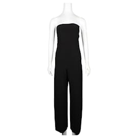 Norma Kamali-Black Wide Leg Jumpsuit-Black